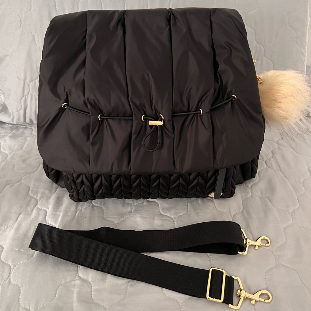 Happ Levy Backpack Black Baby bag Like New